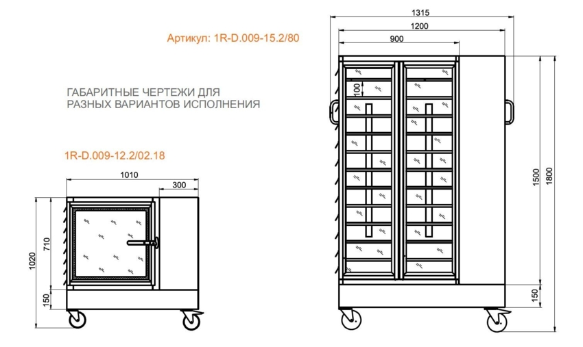 Мобильные тележки с горизонтальным ламинарным потоком