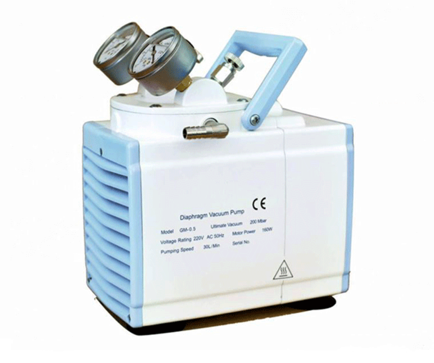 Мембранный вакуумный насос, 30 л/мин, 200 мБар, 160 Ватт, Hawach Scientific