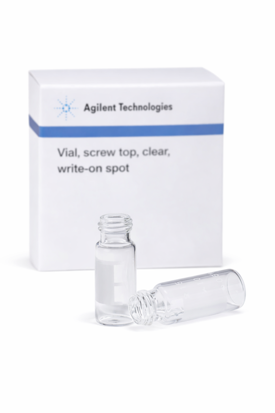 Виалы на 2 мл с резьбой, прозрачного стекла, с местом для записи, сертифицированные, размер 12х32 мм, 100 шт./упак.