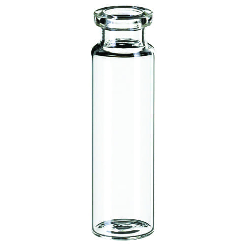 20.0 мл виала для парофазного анализа, обжимная алюминиевая крышка, гладкая, центральное отверстие 10.0 мм