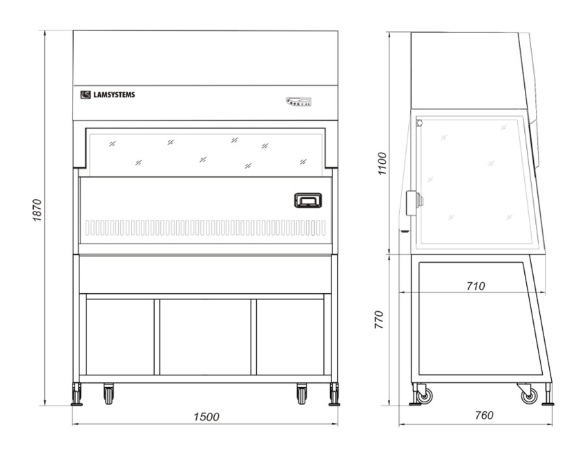Бокс БАВнп-01-«Ламинар-С»-1,5