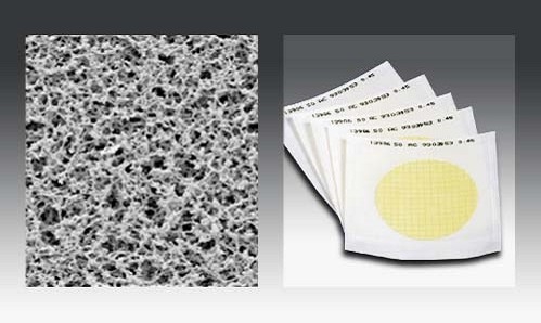 Стерильные мембранные фильтры из нитрата целлюлозы, с сеткой, в индивидуальной упаковке