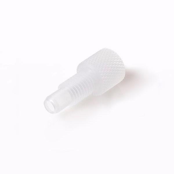 Фитинг 1/4-28 Clear PCTFE Male PerkinElmer Style One Piece Coned фитинг для 1/8" OD капилляра