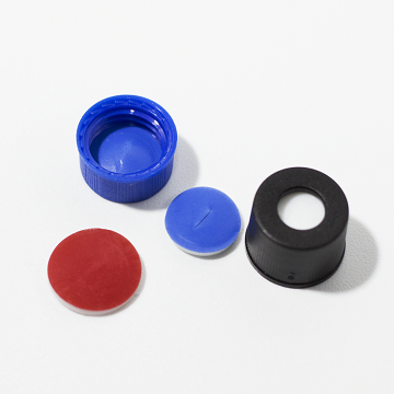 Завинчивающиеся крышка белая/черная без отверстия для виал объемом 20 мл /40 мл ptfe/силиконовая септа