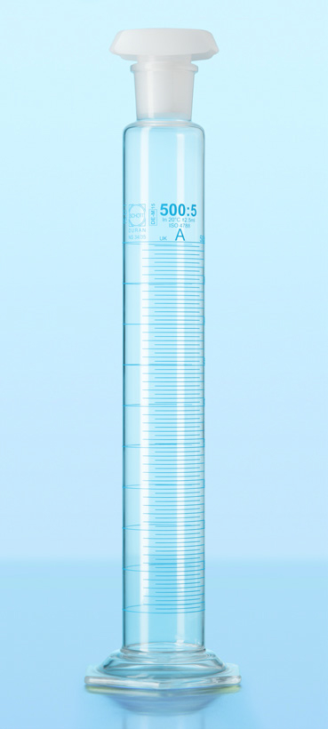 Цилиндр для смешения класса A с сертификатом партии 500 мл