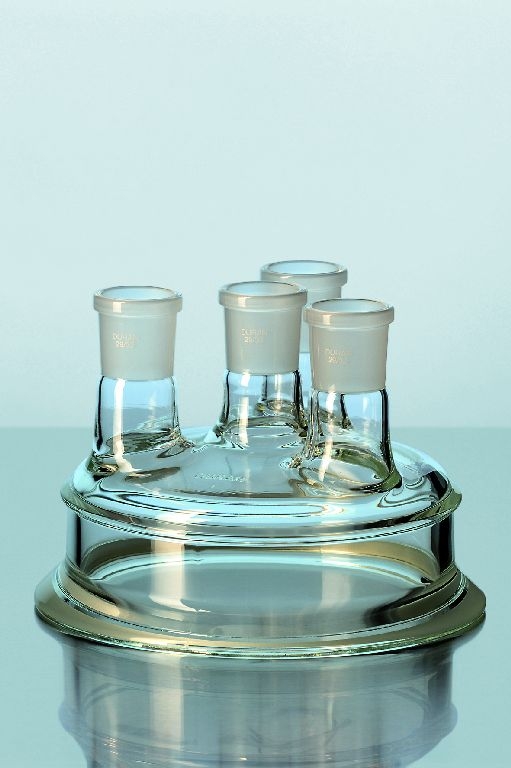 Крышка фланцевая плоская 130 мм боковые шлифы параллельно