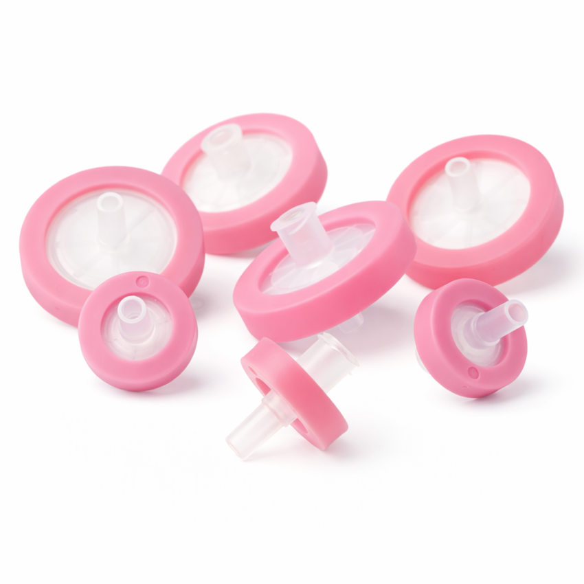 Нестерильные гидрофильные PTFE шприцевые фильтры 25 мм