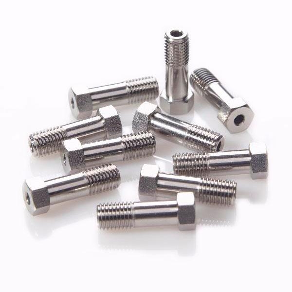 Гайка 5/16-24 стальнаяMale 1.07" длиной для 1/8" OD капилляра