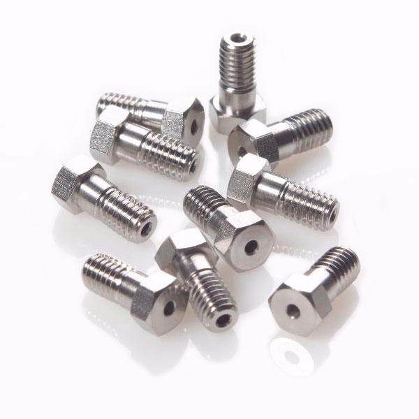 Гайка 10-32 стальная Male 0.50" длиной для 1/16" OD капилляра