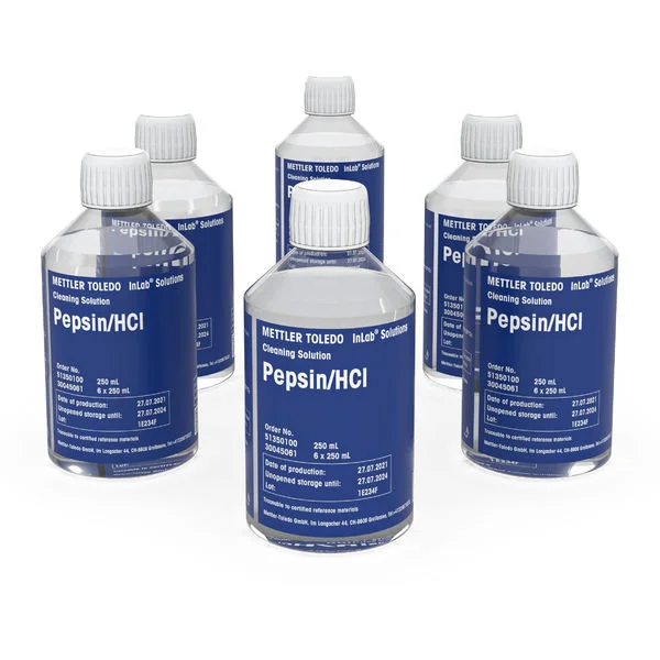 Чистящий раствор пепсин/HCl, 6 × 250 мл