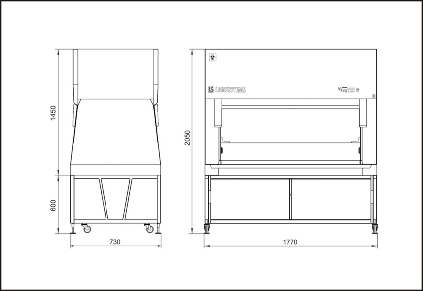Бокс «Ламинар-С»-1,5 VIS-A-VIS