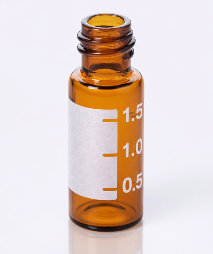 Виала 2 мл янтарного цвета , боросиликатное стекло 1 класса  