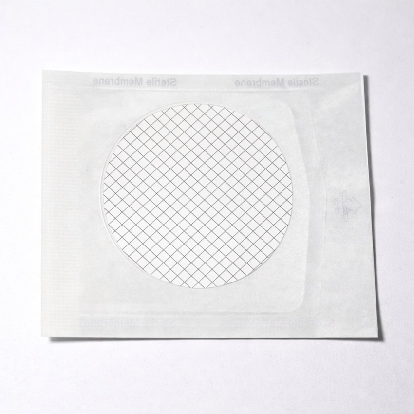 Мембранные фильтры MCE, белые, с сеткой, стерильные, в индивидуальной упаковке, 0.45 мкм, 47 мм