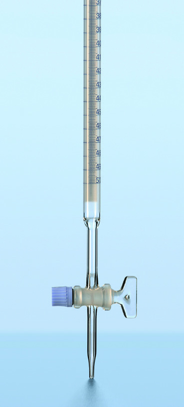 Бюретка со стеклянным краном класса AS 25 мл