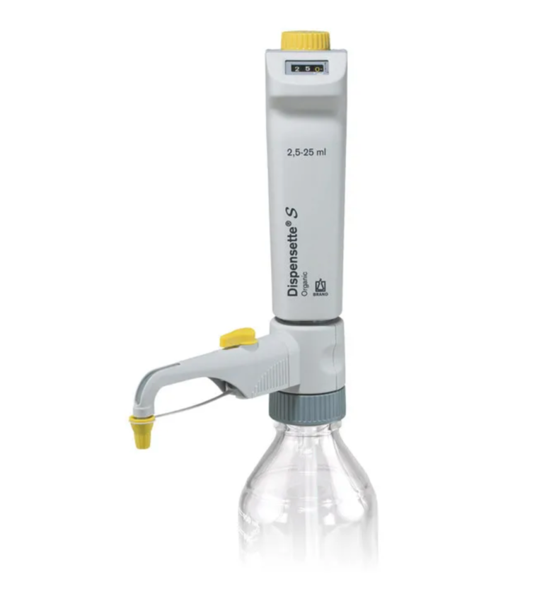 Бутылочный дозатор Dispensette S Organic, Digital, 0,5-5 мл, с клапаном