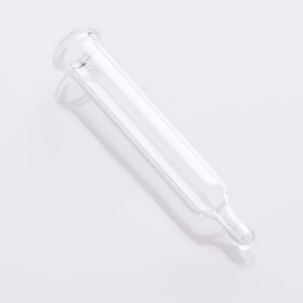 Вставка 50-400мкл прозрачное стекло с удлиненным кончиком(6x38mm) деактивированное стекло