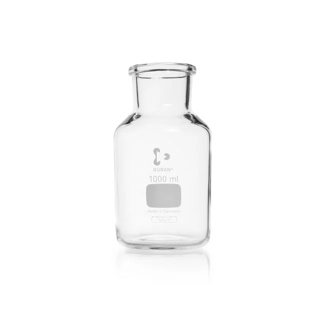 Бутыль для реагентов DURAN®, широкая горловина, нешлифованная, прозрачная, 1000 мл
