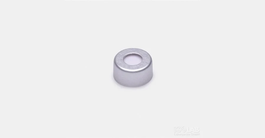 Крышка + септа силикон/ПТФЭ, без прорези, для обжимных виал N11