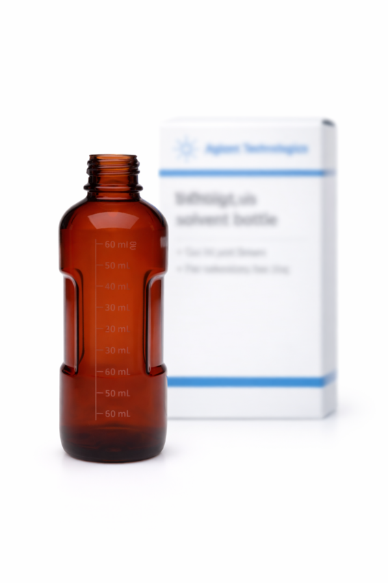 Бутыль для растворителя темного стекла, объем 1000 мл