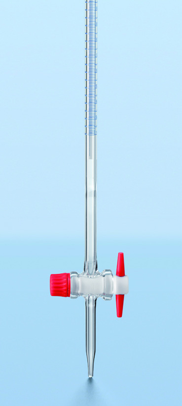 Бюретка с краном из PTFE класса AS