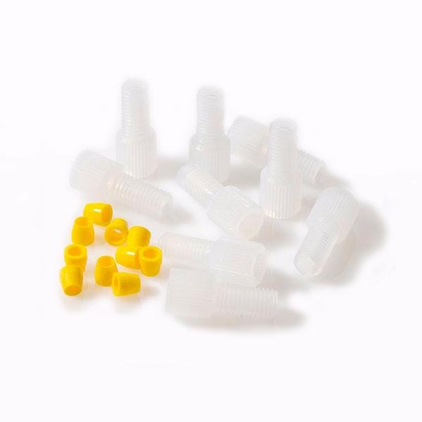 Фитинг 1/4-28 Natural ETFE Male Nut/Natural ETFE Ферулла для 1/8" OD капилляра