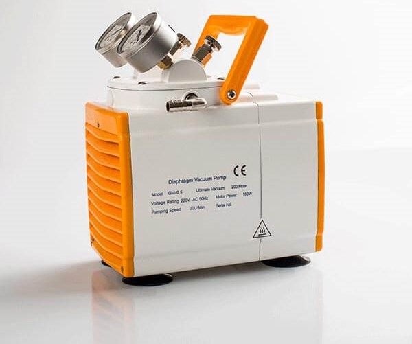 Мембранный (PTFE) вакуумный насос, 30 л/мин, 200 мБар, 160 Ватт, Hawach Scientific