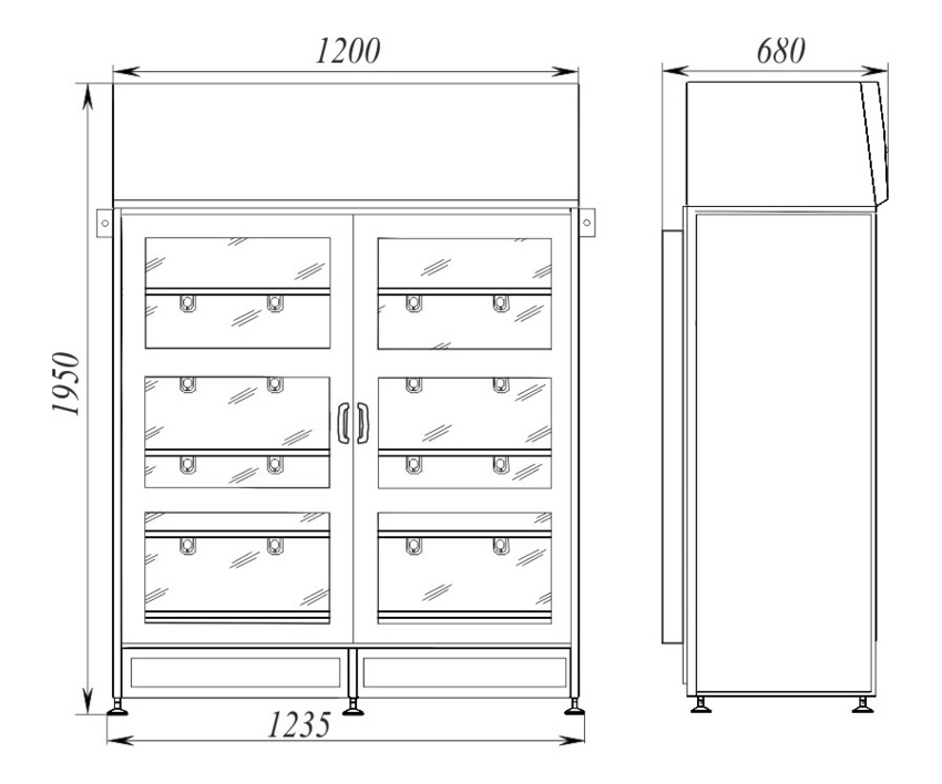 Шкаф стерильного хранения-1,2