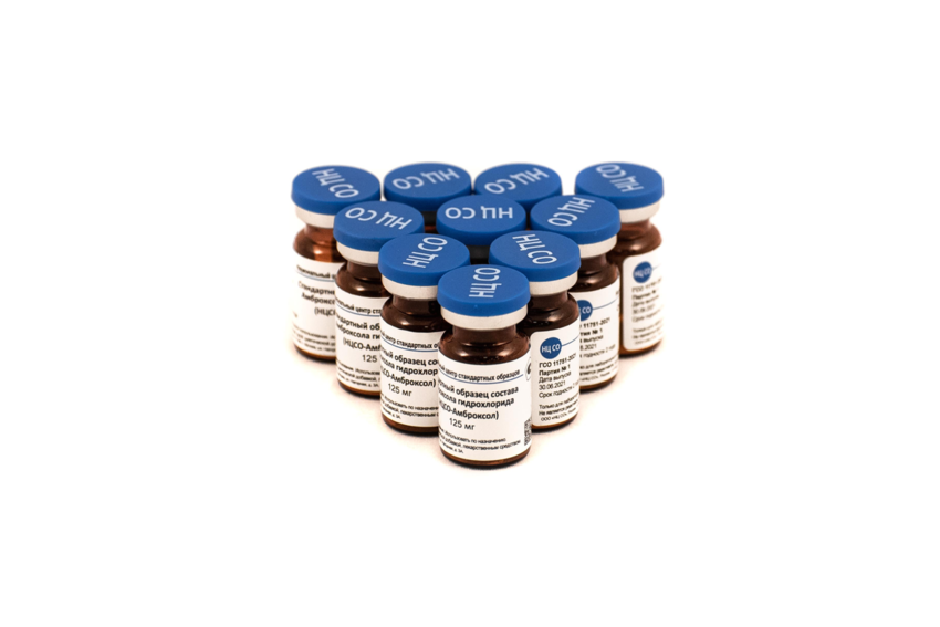 Стандартный образец состава Амброксола Гидрохлорида, ГСО 11751-2021, 125 МГ