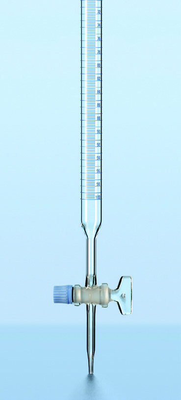 Бюретка со стеклянным краном класса B