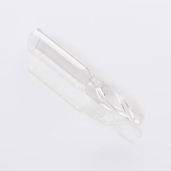 Вставка 50-200 мкл прозрачное стекло, на ножках (6x25mm)