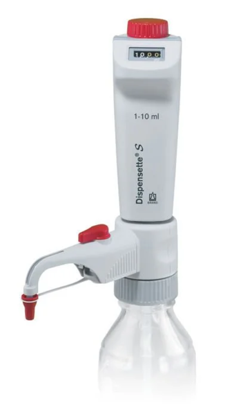 Бутылочный дозатор Dispensette S, цифровая установка объёма, 1–10 мл, с клапаном рециркуляции, DE-M