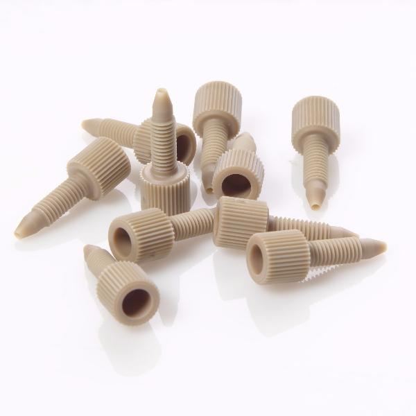 Фитинг 10-32 затягиваемый от руки PEEK Long Male One Piece для 1/16" OD капилляра
