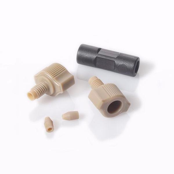 Коннектор Union PEEK 0.050" (1.25мм) Thru-Hole для 1/16" OD капилляра (коннектор с фитингами)