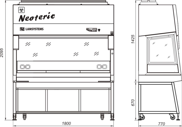 Бокс «Ламинар-С»-1,8 NEOTERIC