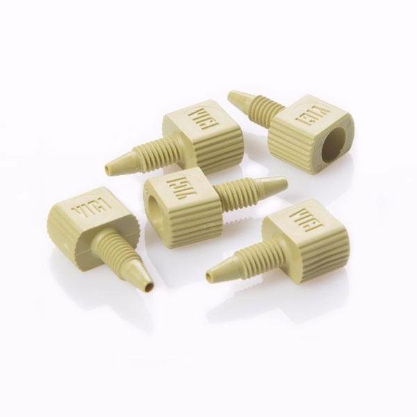 Гайка 10-32 One Piece Yellow PEEK Male для 1/16" OD капилляра