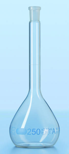 Колба мерная класса А с индивидуальным сертификатом 50 мл