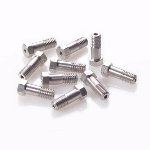 Гайка 10-32 стальная Male 0.625" длиной для 1/16" OD капилляра