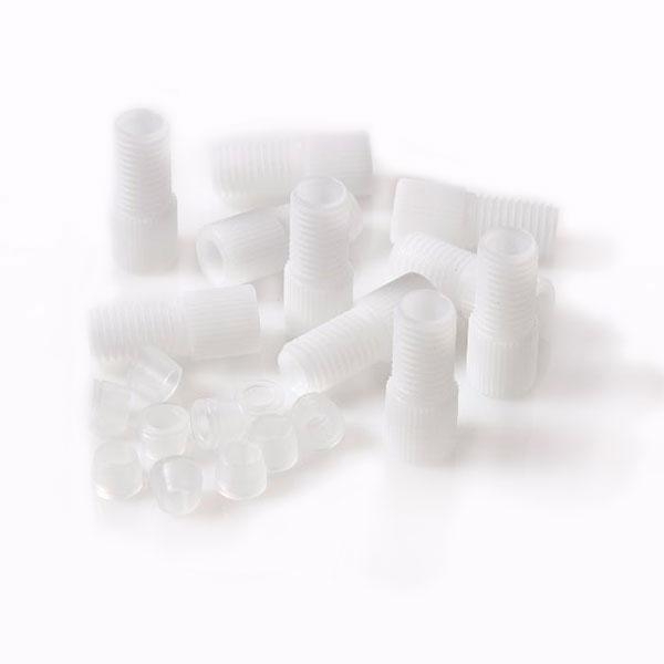 Фитинг 5/16-24 Natural Delrin Male Nut/Natural ETFE Ферулла для 4мм & 3/16" OD капилляра