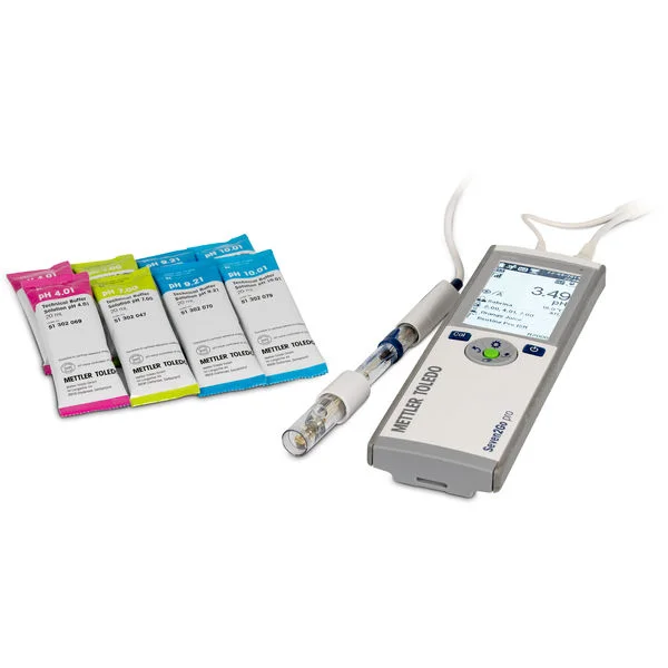 pH-метр/иономер METTLER TOLEDO Seven2Go S8, портативный, набор для биотехнологии, датчик InLab Routine Pro-ISM