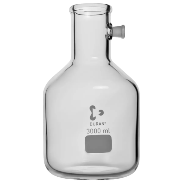 Колба для фильтрования DURAN® с боковым патрубком, бутылочной формы, для работы под вакуумом, 15000 мл