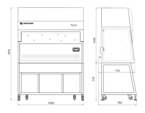 Бокс «Ламинар-С»-1,5 LORICA