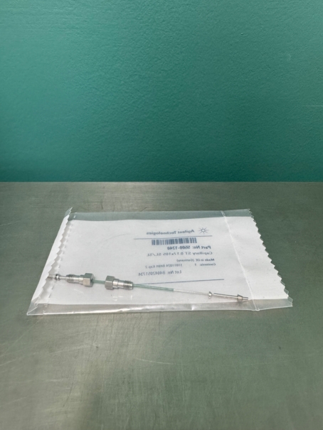 Капилляр стальной, внутр. диаметр 0.17 мм,  длина 105 мм, с предварительно обжатым стальным фитингом с длинным винтом