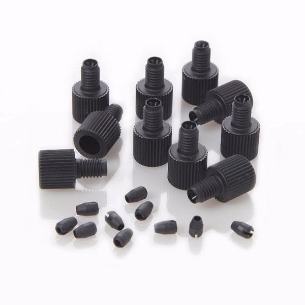 Фитинг 10-32 затягиваемый от руки PEEK Short Male Nut/Sealtight PEEK Ферулла для 1/16" OD капилляра