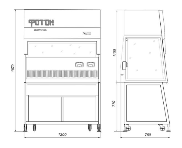 Шкаф «Ламинар-С»-1,2 ФОТОН