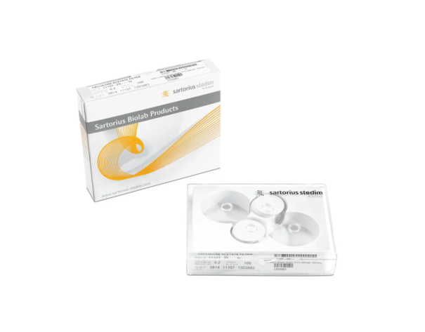 Мембранный фильтр Sartorius 11107, CA, 0,22 мкм, ⌀25 мм, белый без сетки, нестерильный, 100 шт.