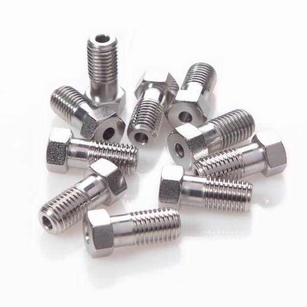 Гайка 5/16-24 стальная Male 0.82" длиной для 1/8" OD капилляра