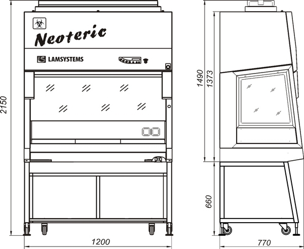 Бокс «Ламинар-С»-1,2 NEOTERIC