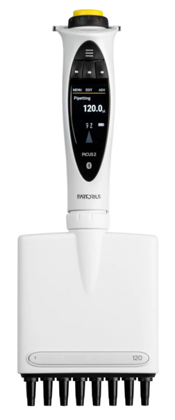 Дозатор пипеточный электронный Sartorius Picus 2, 8-канальный, 5–120 мкл