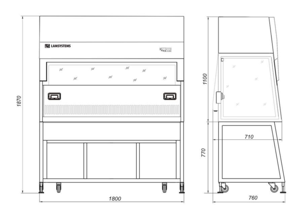 Бокс «Ламинар-С»-1,8 LORICA