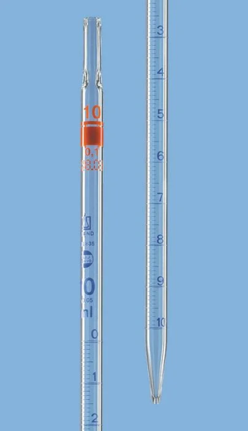 Пипетка градуированная BLAUBRAND, класс AS, тип 1, 0,5 мл : 0,01 мл, DE-M